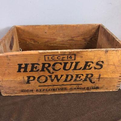 Lot #84 Hercules Powder Crate 