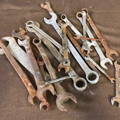 Lot #124 Lot of Box end Wrenches 
