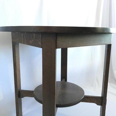 Lot 119 - Arts & Crafts Style Tall Side Table