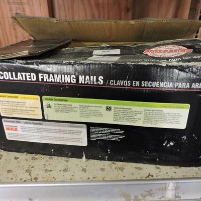 Large Box of Collated Grip Rite Framing Nails