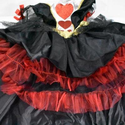 Queen of Hearts Costume, Dress Only, Women's Medium - New