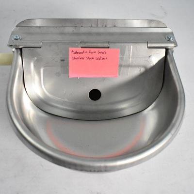 Automatic Farm Grade Stainless Stock Waterer - New