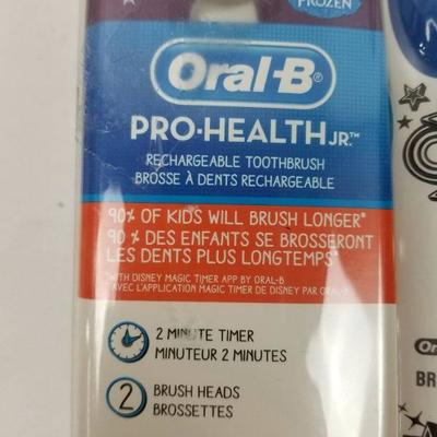Oral-B Pro-Health Jr Electric Toothbrush, Disney's Frozen Olaf Design - New