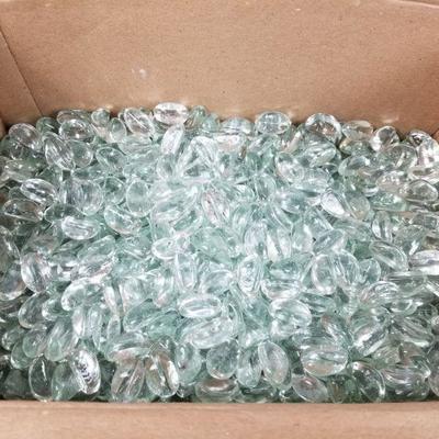 26+ Pounds of Clear Crystal/Glass Planter Rocks - New