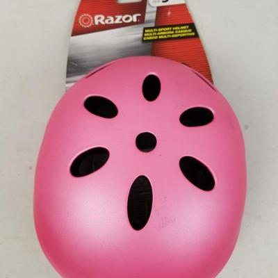Razor Multi-Sport (Skating) Helmet, Pink - New