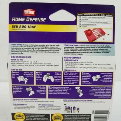 Ortho Home Defense Bed Bug Traps, Two 2-Packs - New