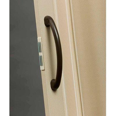Home Style Deco, Accordion Folding Door, Linen, 24-36in x 80in - New