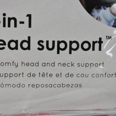 2-in-1 Head Support for Infants by Diono. Cream & Gray - New