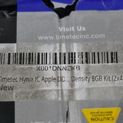 Memory Ram for Mac: Timetec Hynix IC 2x 4GB DDR3 1333MHz PC3-10600