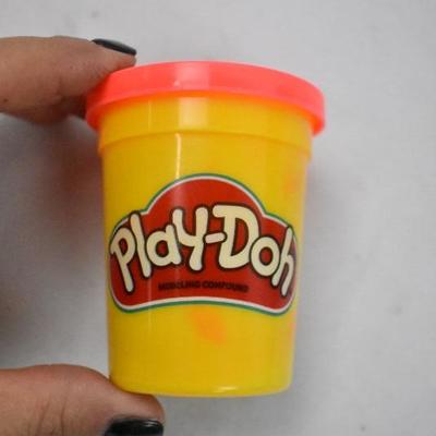 Hasbro Play-Doh, 12 Containers all Pink/Coral - New