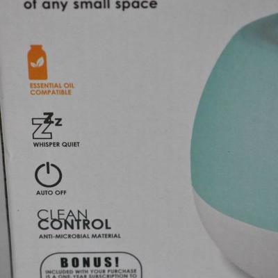 Crane Personal Humidifier and Aroma Diffuser, Model EE-5951AD, White - New