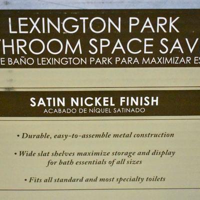 Lexington Park Bathroom Space Saver, Satin Nickel Finish - New