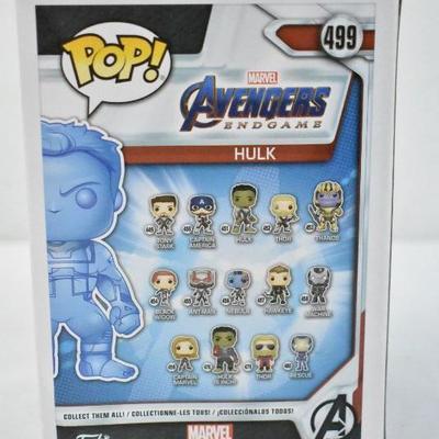 Funko Pop! Marvel Avengers Endgame #499 Hulk Bobblehead Figurine - New