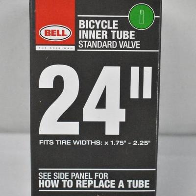 2 Piece Bicycle Accessories: Bell Inner Tube 24