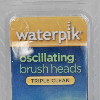 Waterpik Complete Care 5.5 Replacement Brush Heads, White, 3 Count - New, Sealed