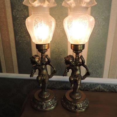 Cherub Lamps