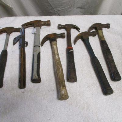 Lot 11 - Box Lot Of Hammers & Puller