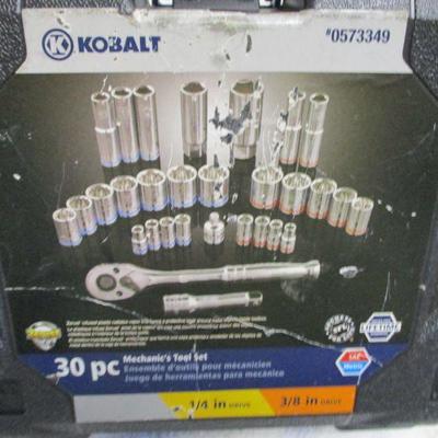 Lot 15 - Kobalt 30 Piece Mechanic's Tool St