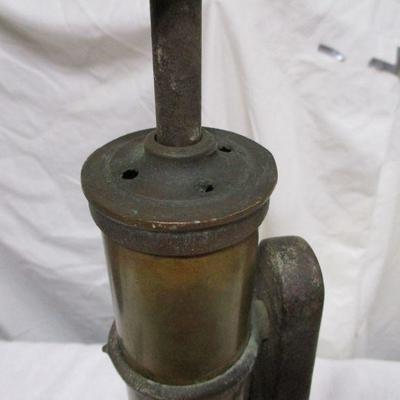 Lot 61 - Brass Pump