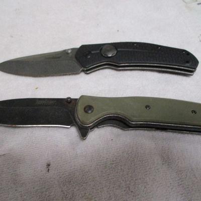 Lot 82 - Kershaw Folding Knives