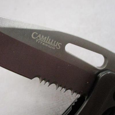 Lot 85 - Camillus Black Folding Titanium Pocket Knife