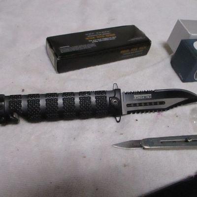 Lot 91 - Various Knives  - Tac Force - Folding & Straight Blade