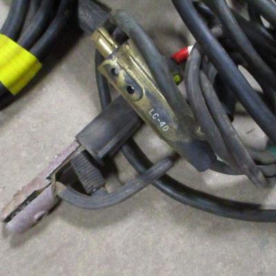 Lot 140 - Welding Mask & Cables