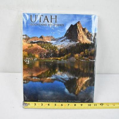 Charity Auction - Utah Mountains to Deserts Coffee Table Book - New, Sealed