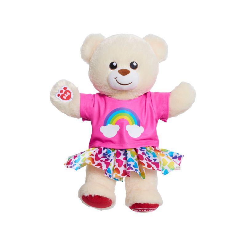 BuildABear National Teddy Bear Day 2019 with Rainbow Outfit New, Sealed