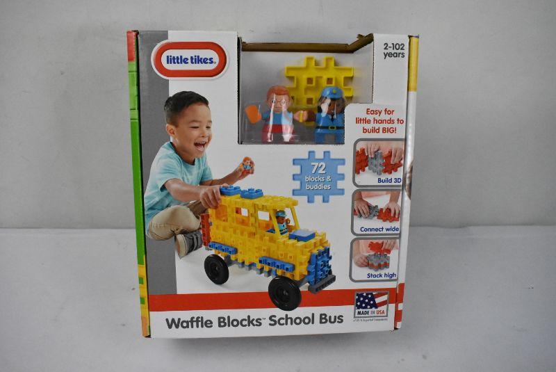 waffle blocks school bus