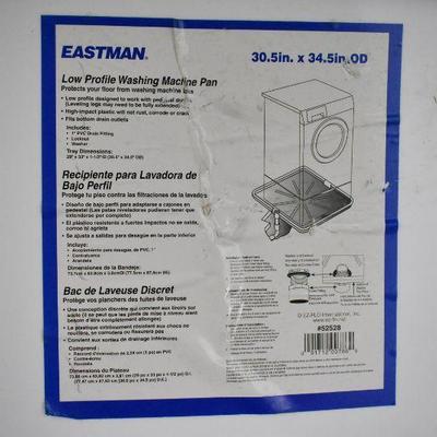 Eastman Low Profile Washing Machine Pan 30.5