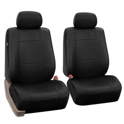 PU Black Leather Bucket Seat Covers - New