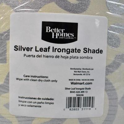 Two Better Homes and Gardens Silver Leaf Irongate Lamp Shades - New
