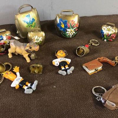 Lot#140 Cow Bells, key chains from Switzerland