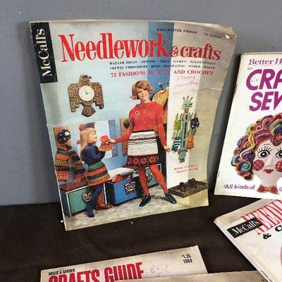Lot#142 Lot of Needle Work Crafting Magazines