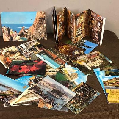 Lot#148 Vintage Travel Postcards - USA and Europe