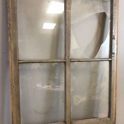 Lot# 171 Old Wood Window Frame - Largest 