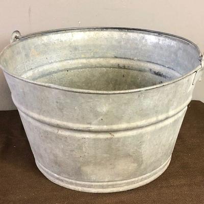 Lot#199 Galvanized Bucket 