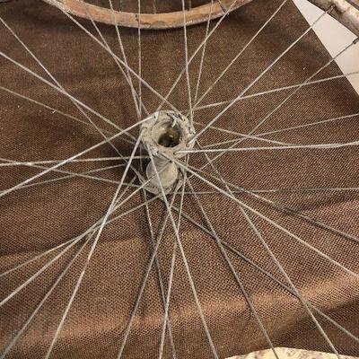 Lot# 218 3 antique Bicycle Wheels 