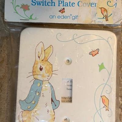 New Beatrix Potter Wood Collection Switch Plate cover 