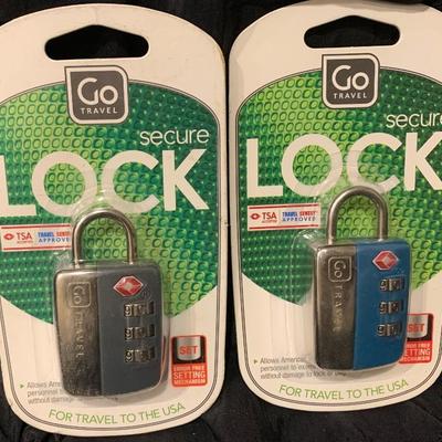New Two (2) Go Travel Secure Locks TSA Approved 