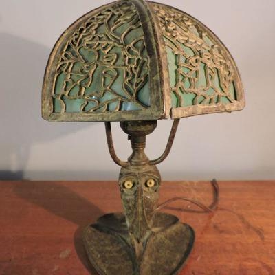 Amazing Bradley & Hubbard Owl Lamp