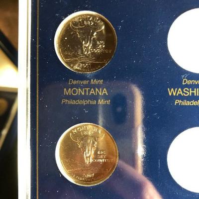 Lot 21 - Coins & Display Boxes - 2007 State Quarter Collection - Us Commemorative Gallery 