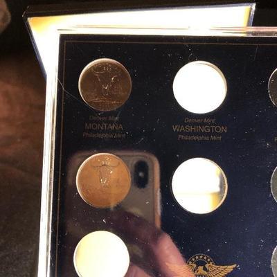 Lot 21 - Coins & Display Boxes - 2007 State Quarter Collection - Us Commemorative Gallery 