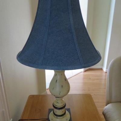 2 Lamp with Blue Shades