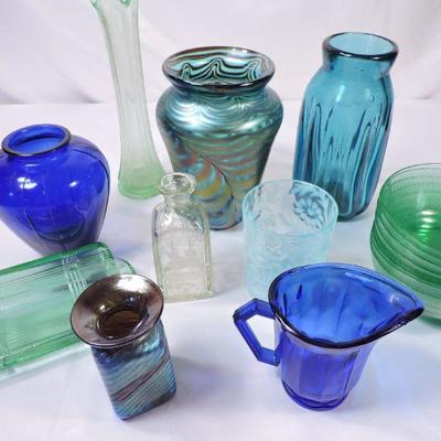 Collection of Colorful Glass