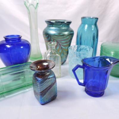 Collection of Colorful Glass