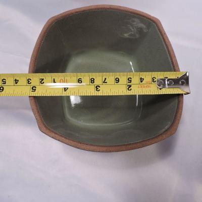 Bret Bortner Wabi Sabi Stoneware Large Serving Bowl and Set of 4 Bowls