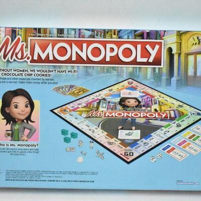 Hasbro Ms. Monopoly Board Game - New, Sealed