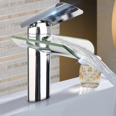 High-Grade Bathroom Faucet, Glass Water Outlet Bracket Water Tap Faucet - New